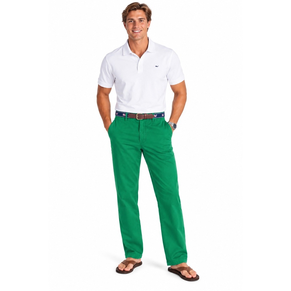 J.Crew Chino Pants 33 Broken-In Straight Leg Cotton Twill Ivy League Collegiate